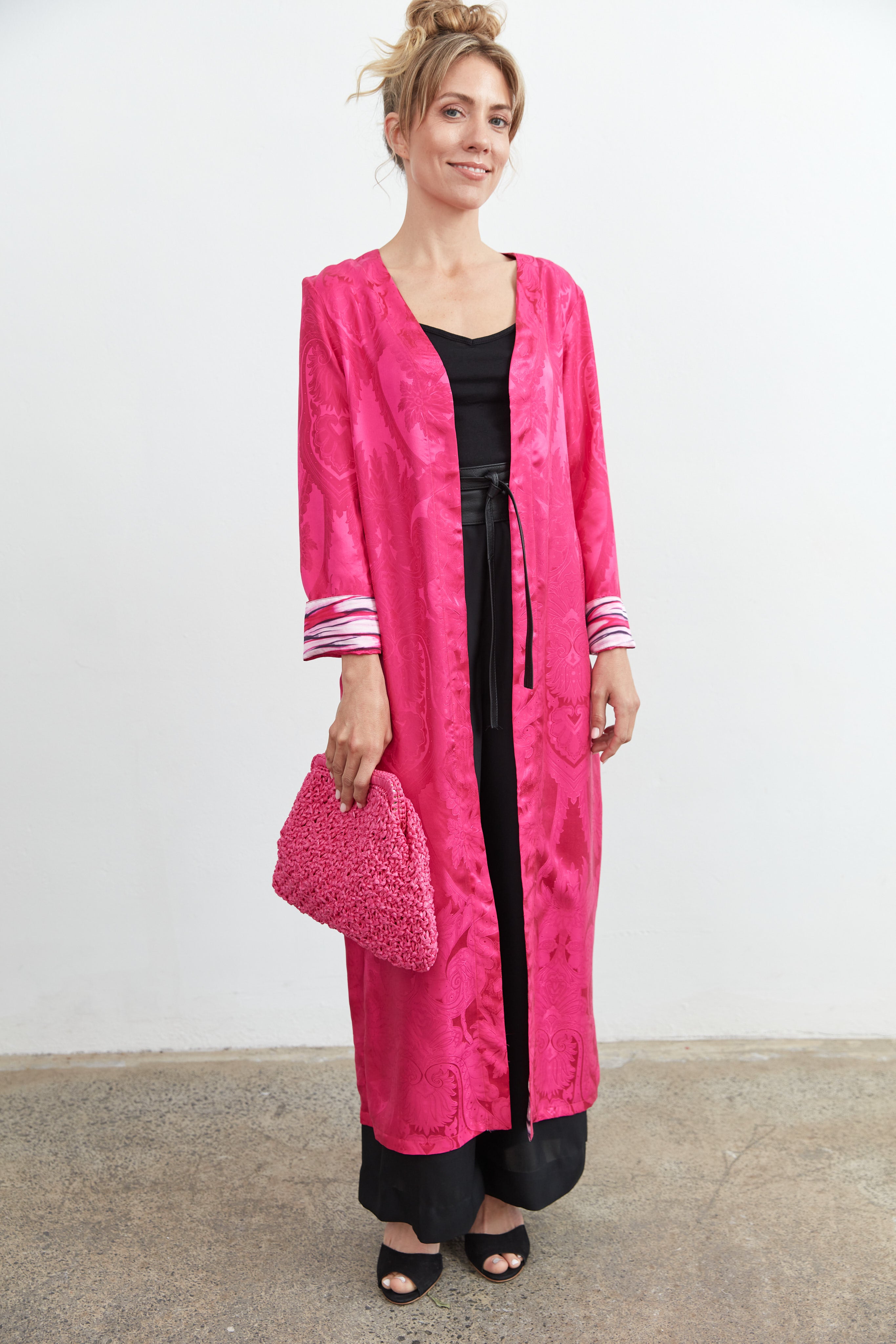 Petra silk coat