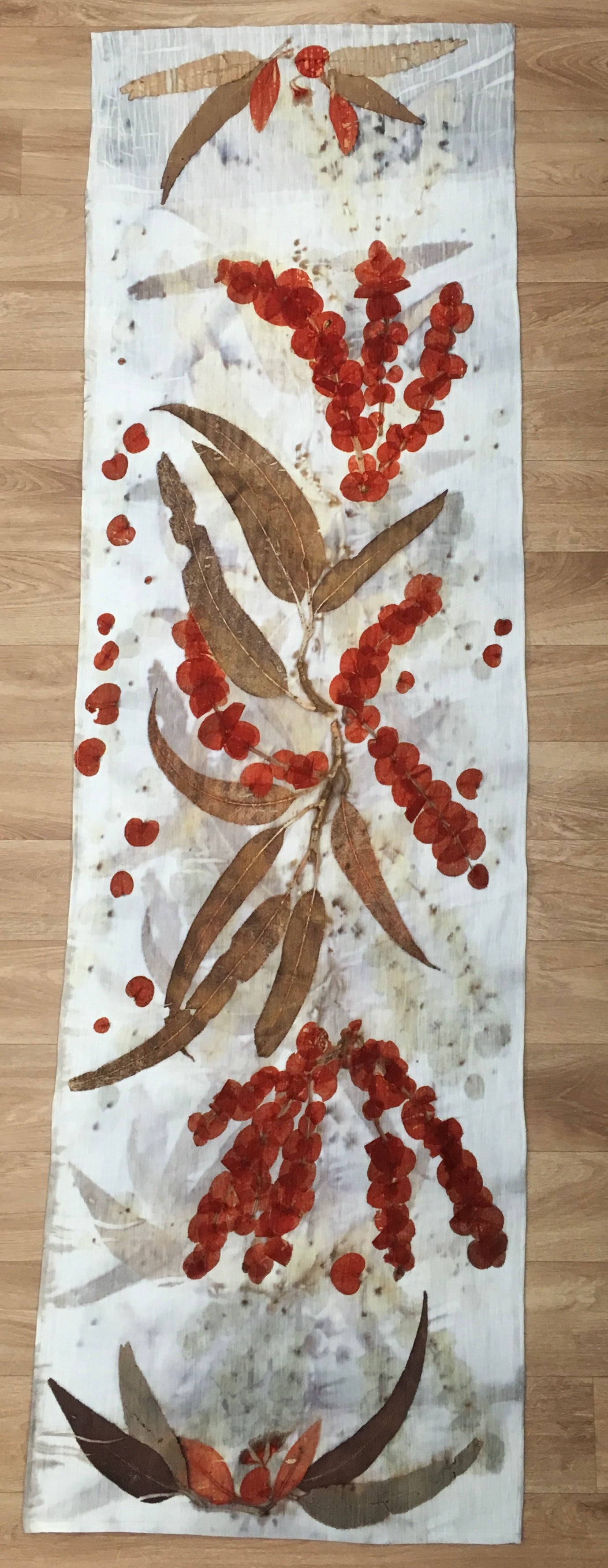 merino jersey piece ready to become a scarf