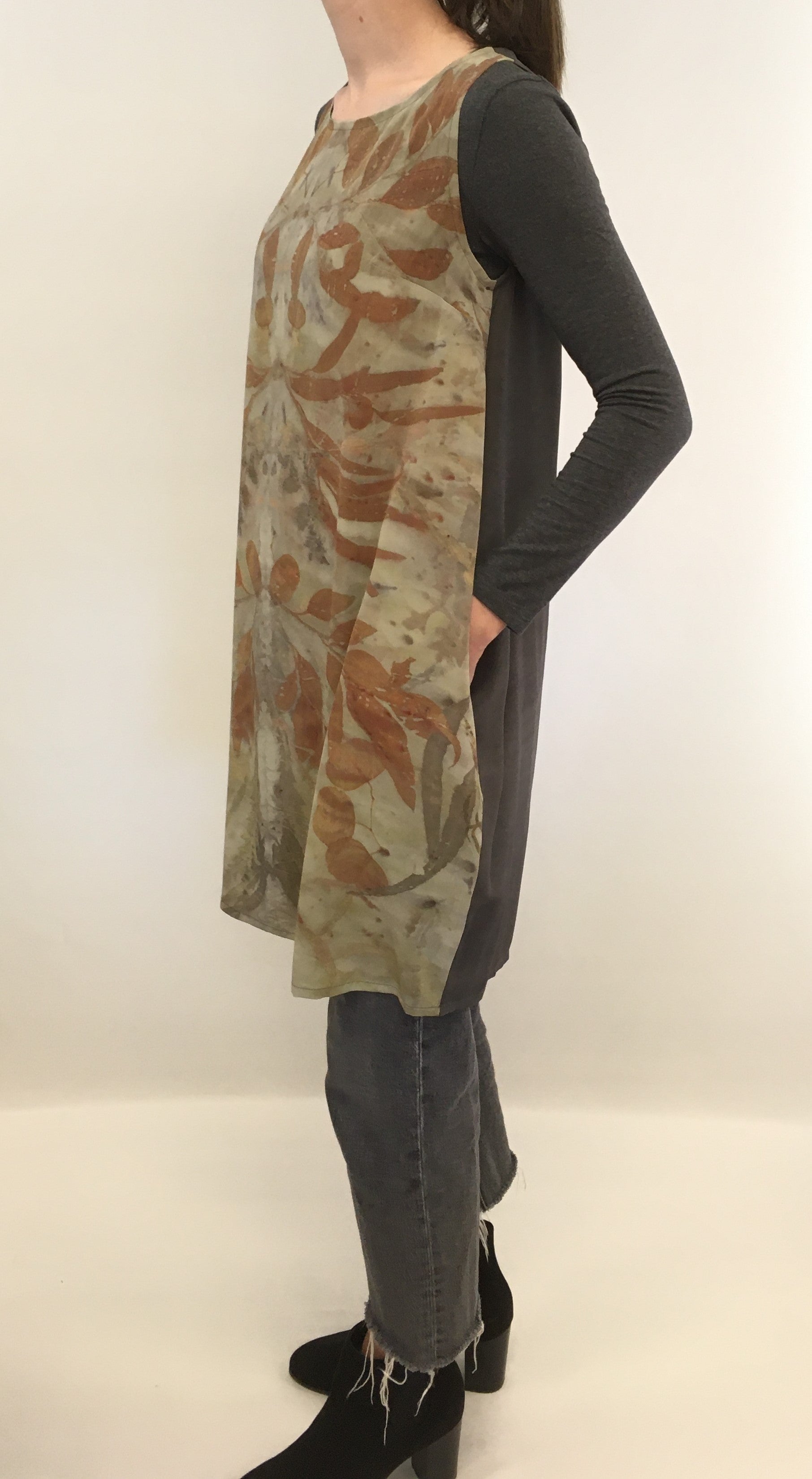 silk tunic at Sylvia Riley Designs
