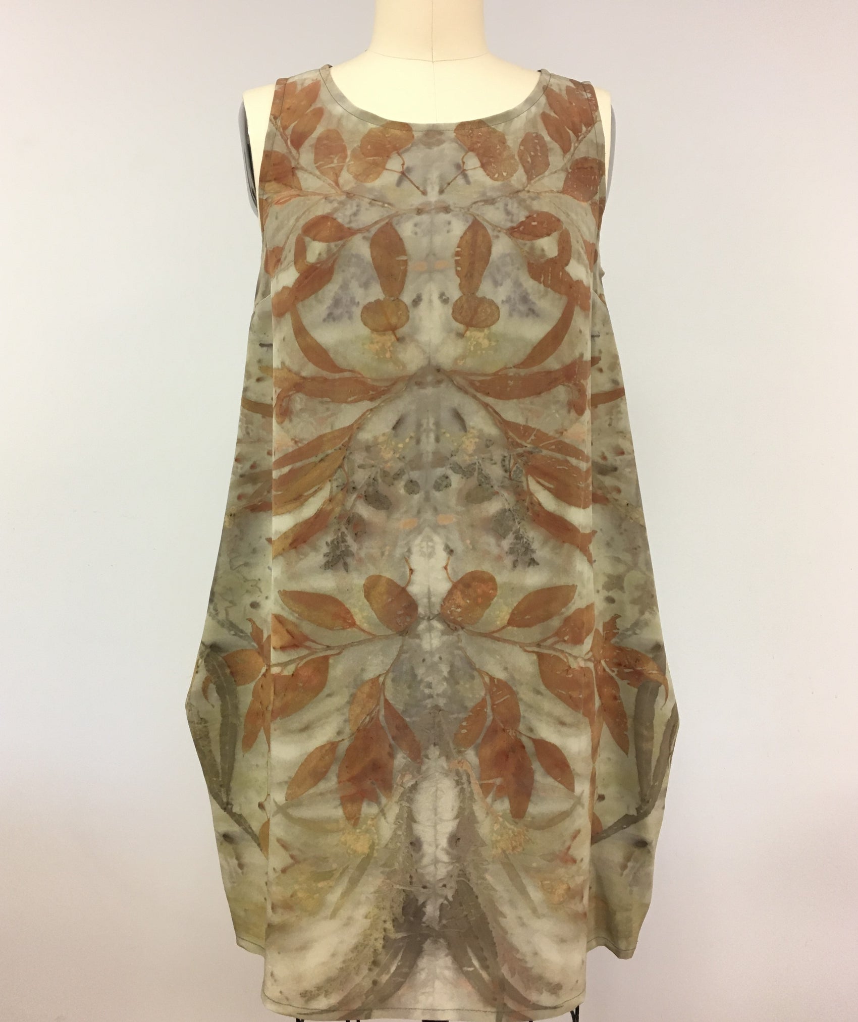 Rhombus dress Eucalyptus