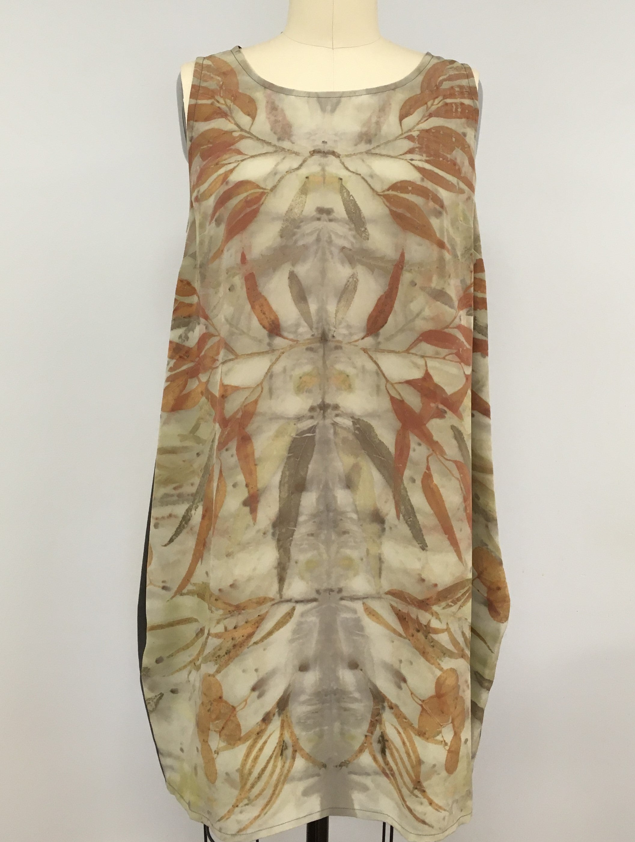 Rhombus dress Eucalyptus