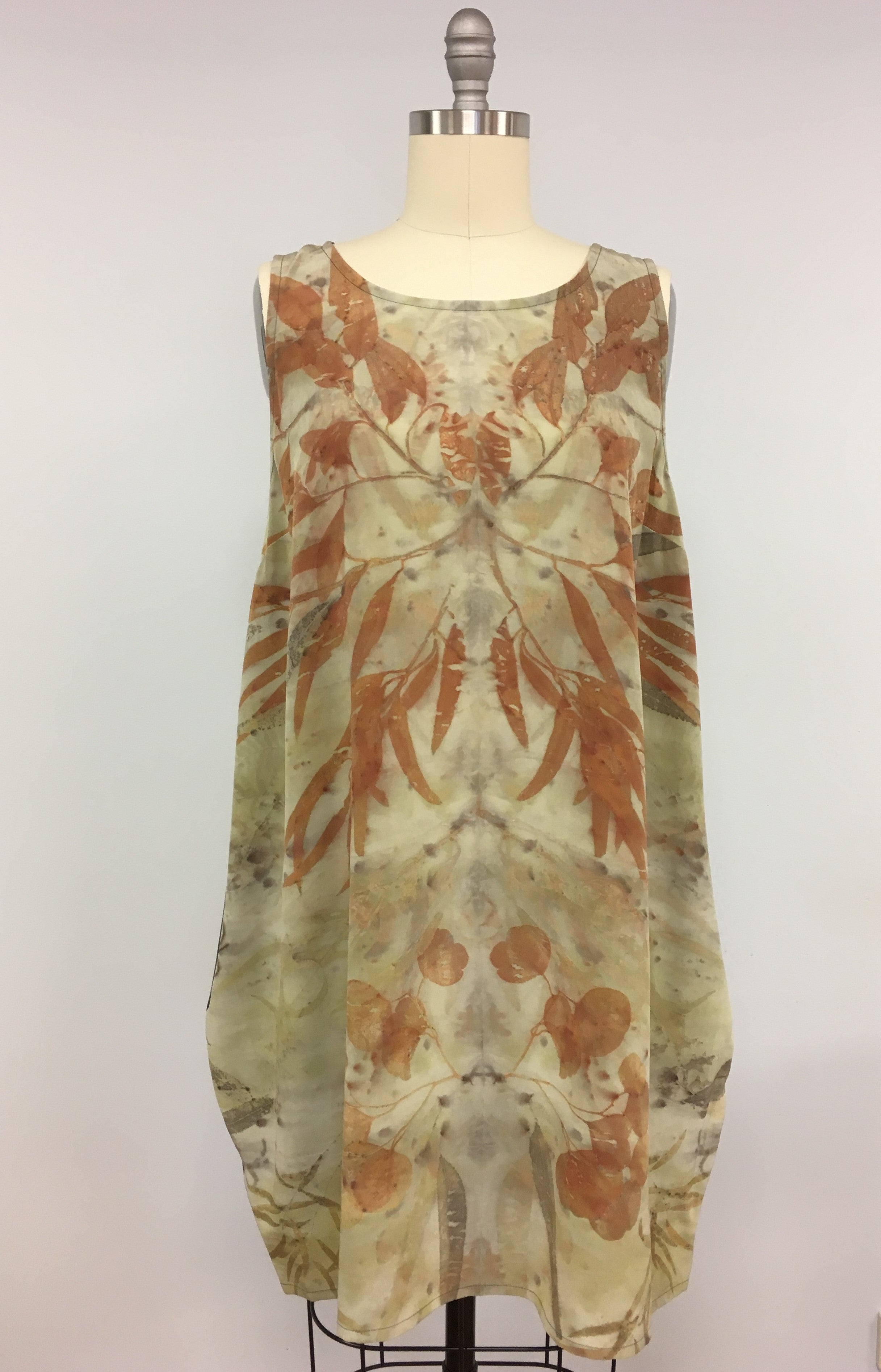 Rhombus dress Eucalyptus