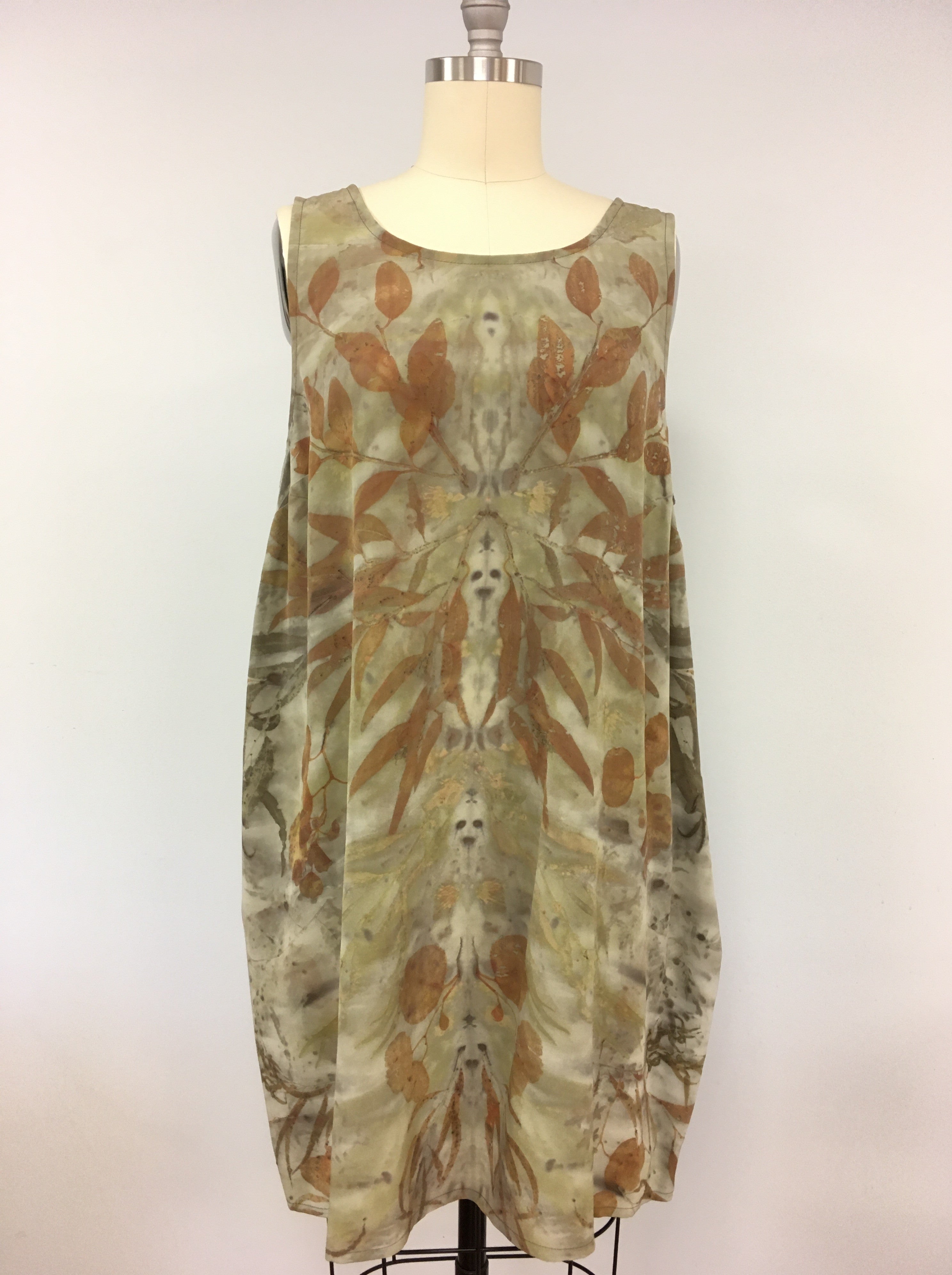 Rhombus dress Eucalyptus