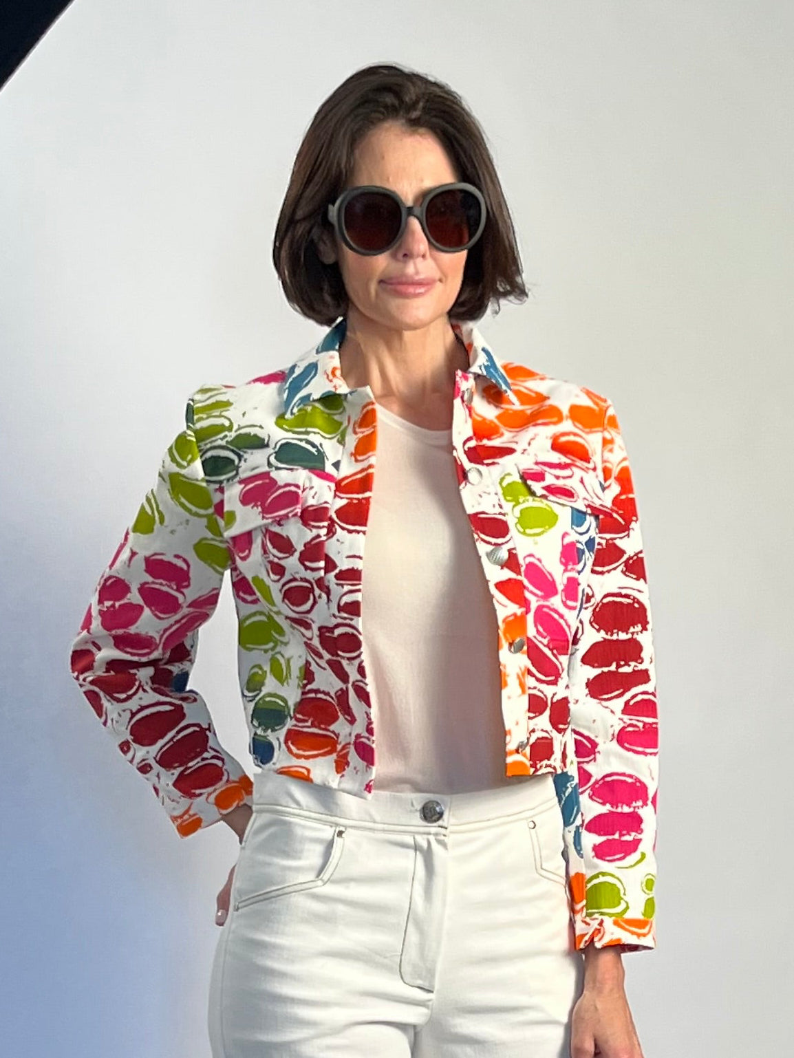 Dulcie cropped jacket Banksia pod