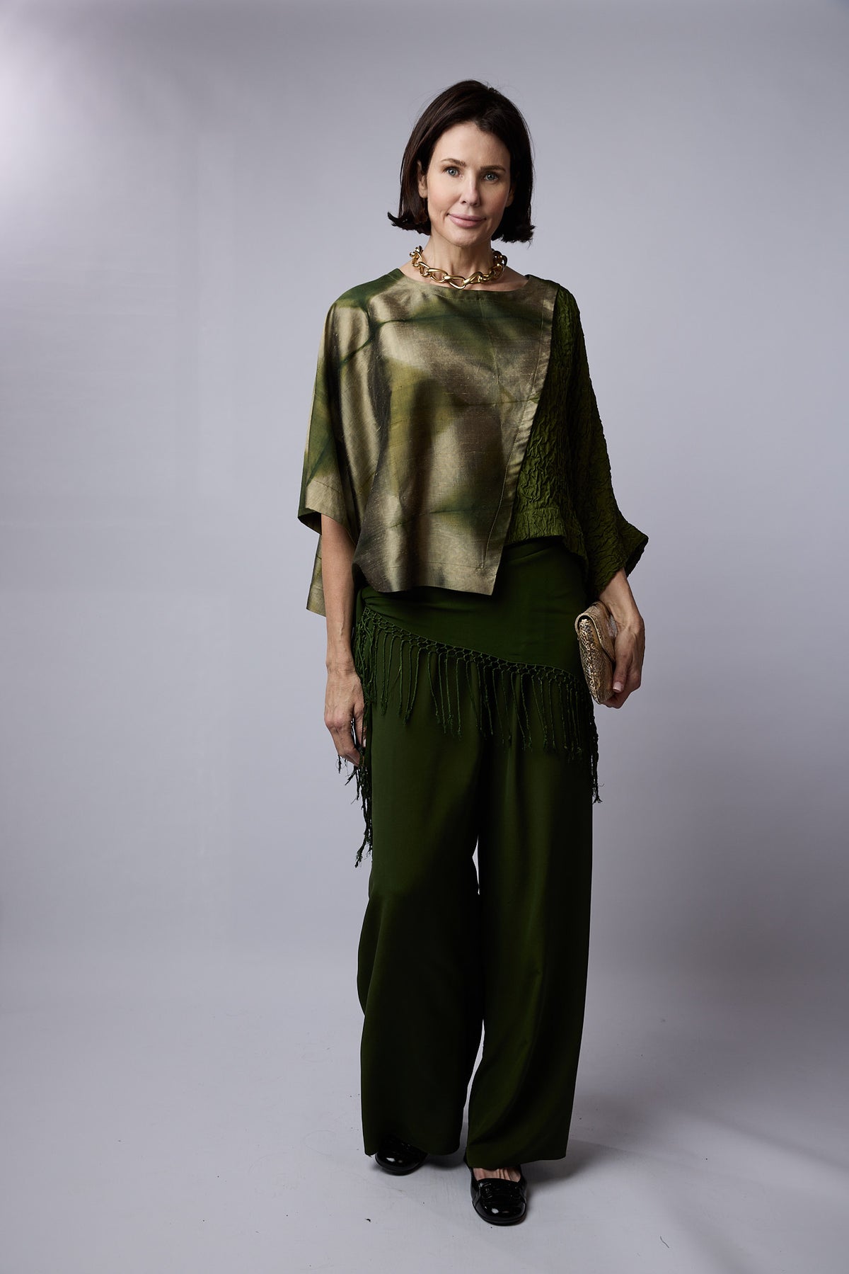 Anka top and Georgia shawl