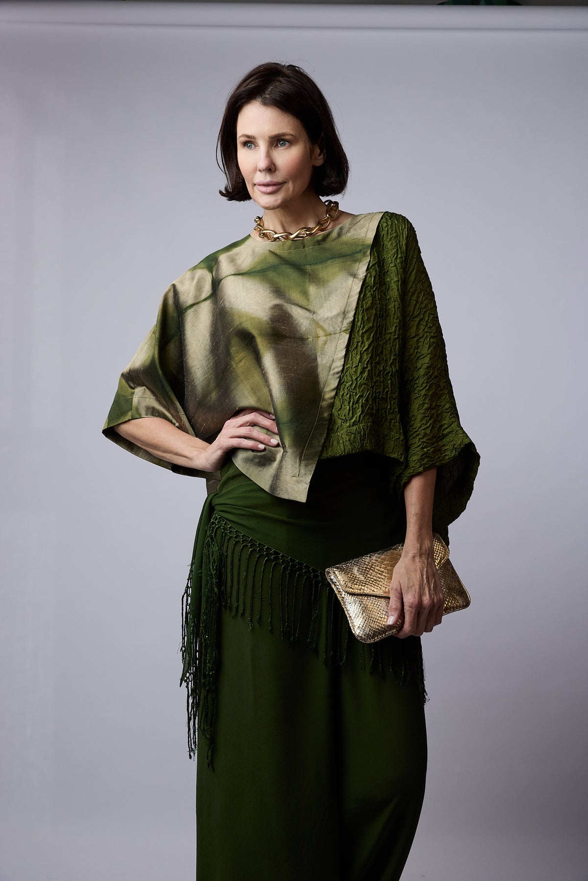 Anka top and Georgia shawl