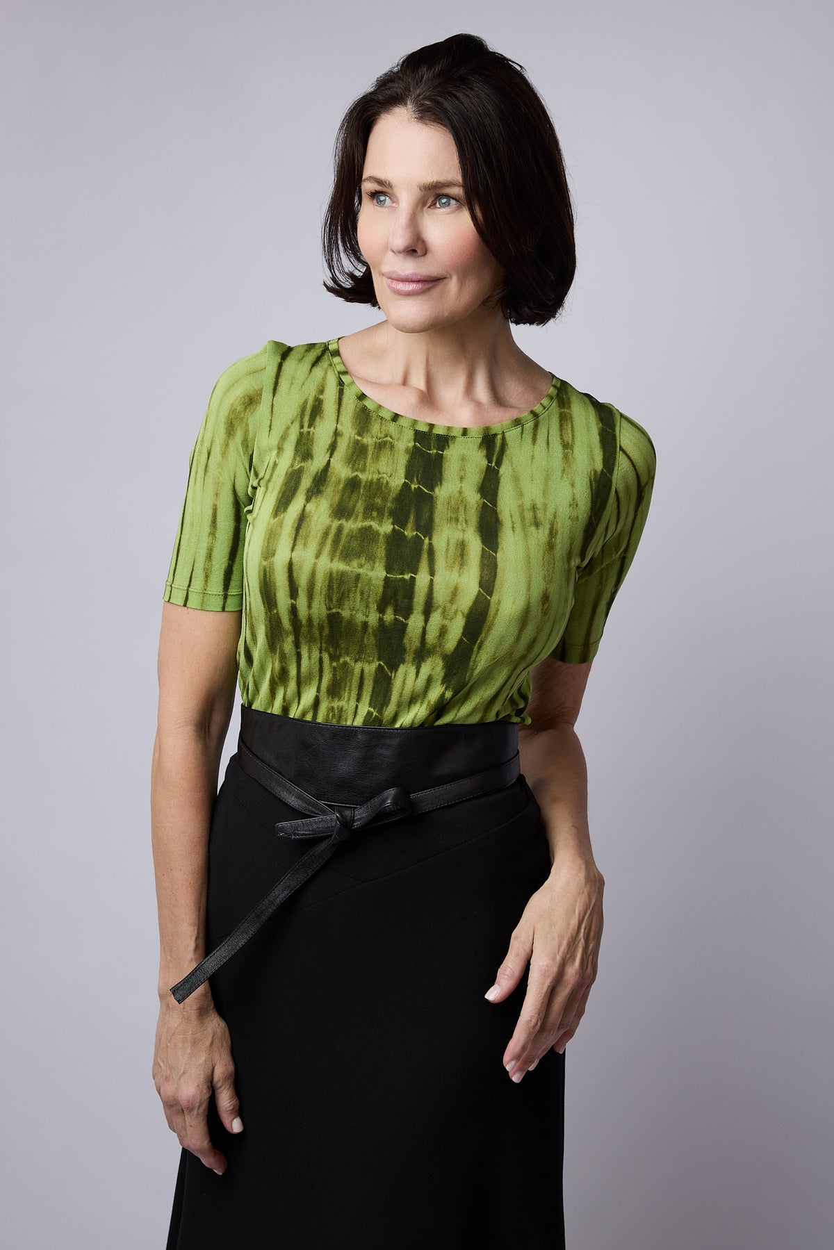 Artemis Silk top Kiwi