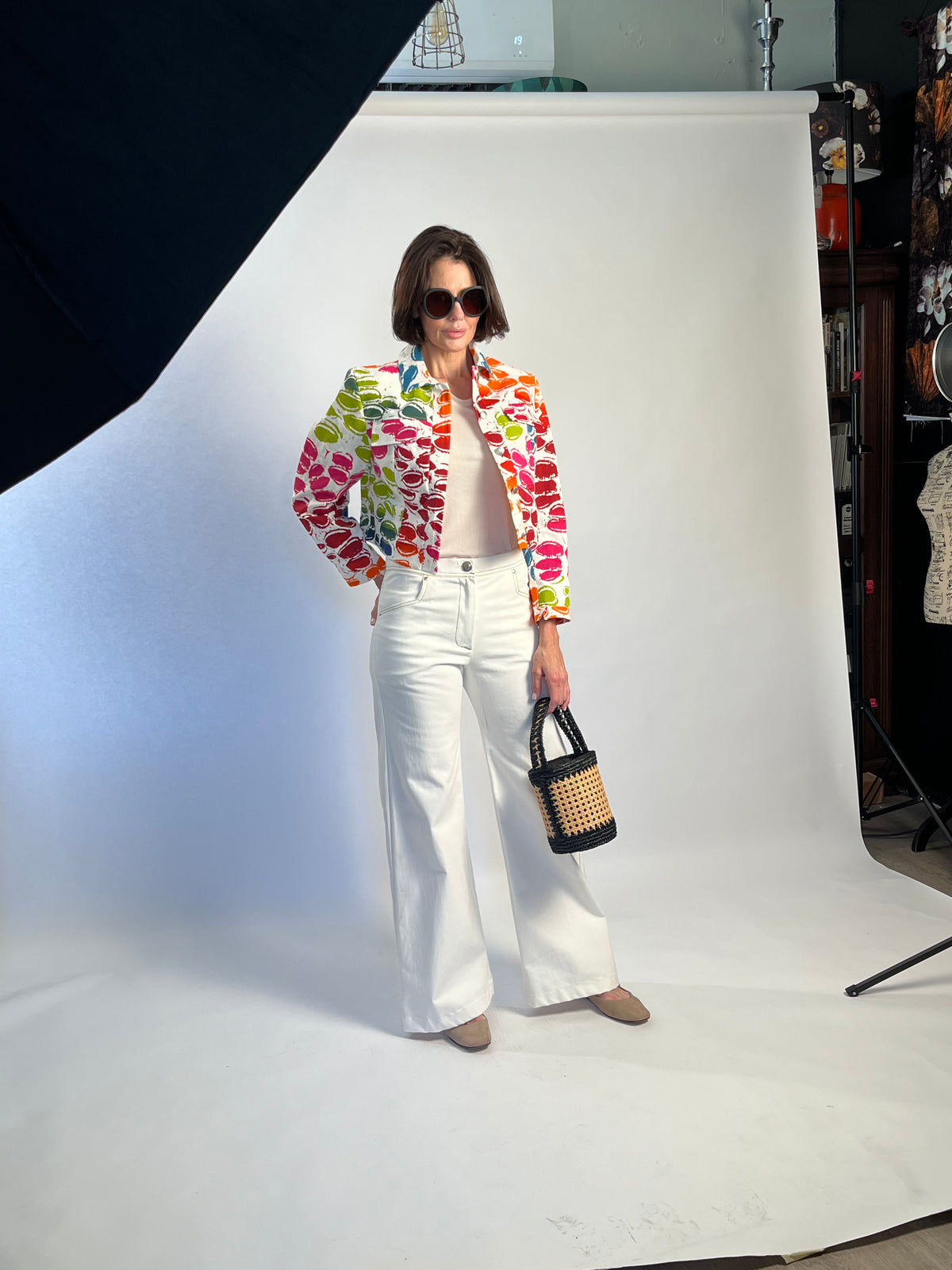 Dulcie cropped jacket Banksia pod