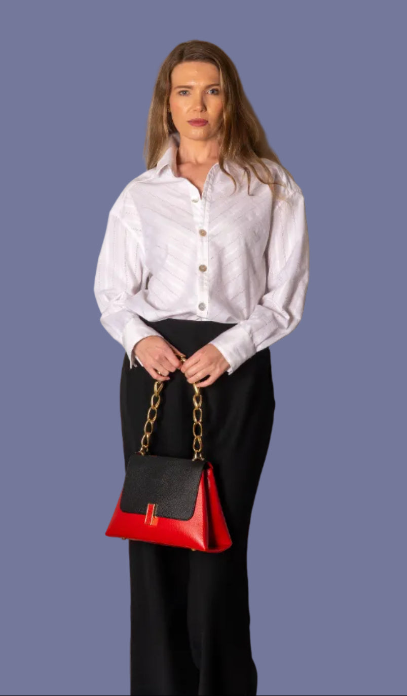 Calypso shirt with handbag