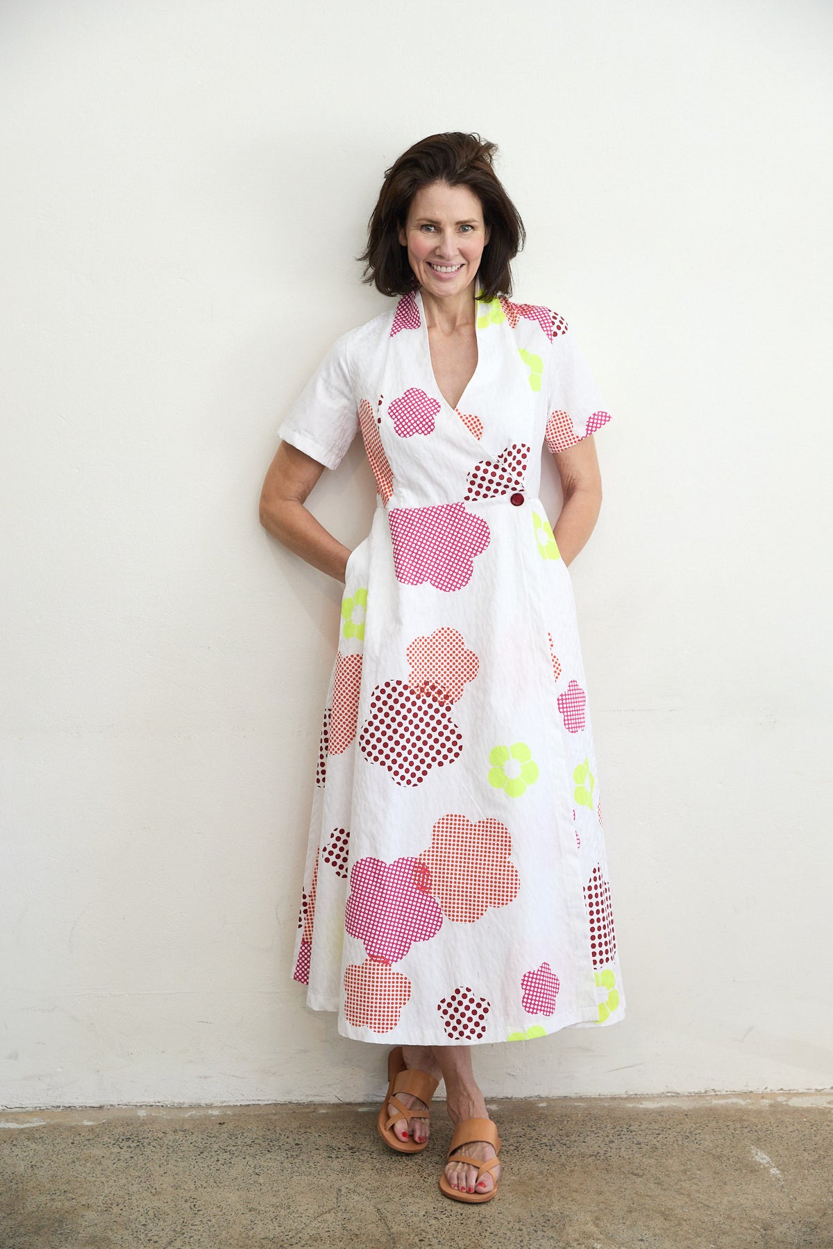 Grace dress tied at the back