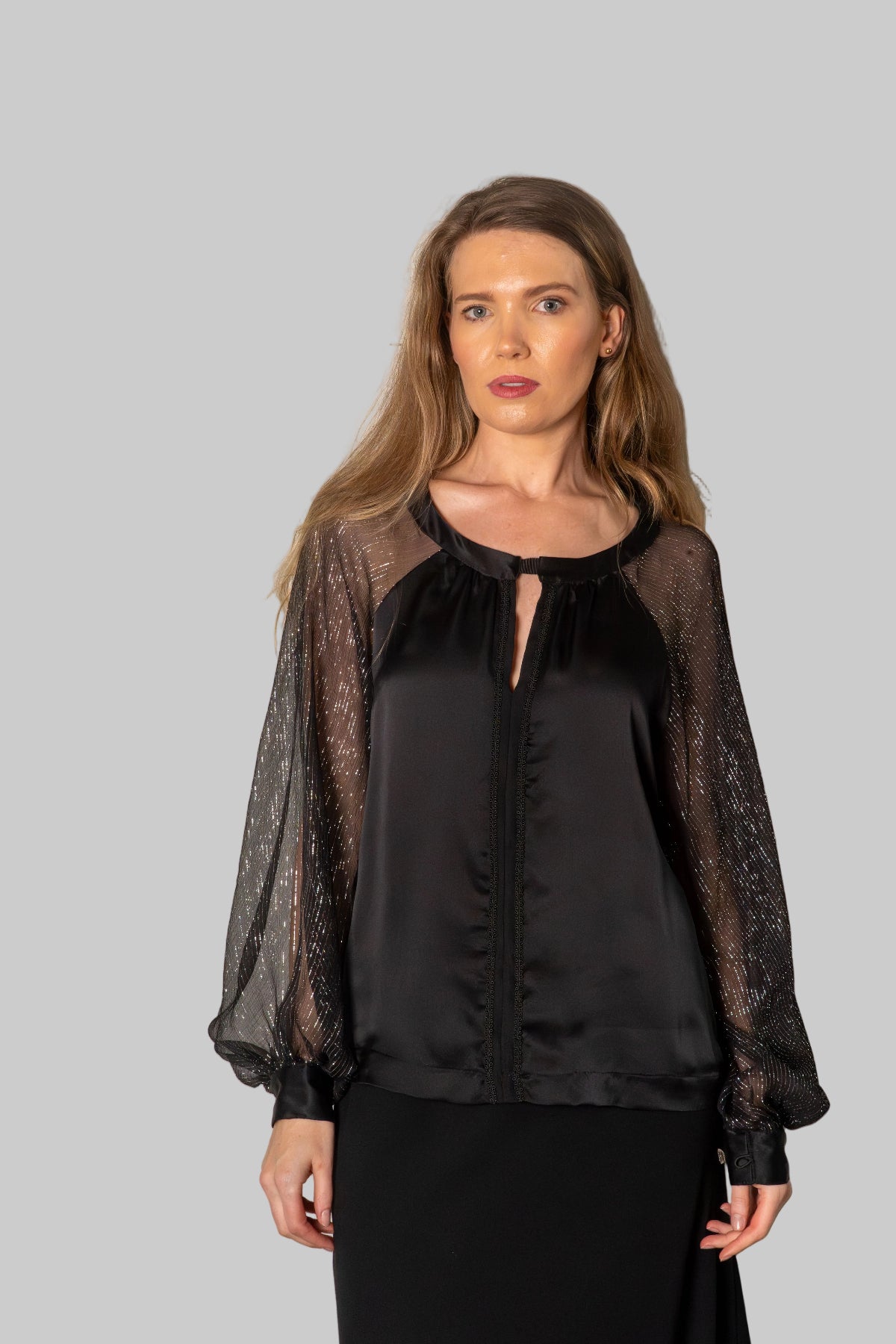Lucinda blouse untucked