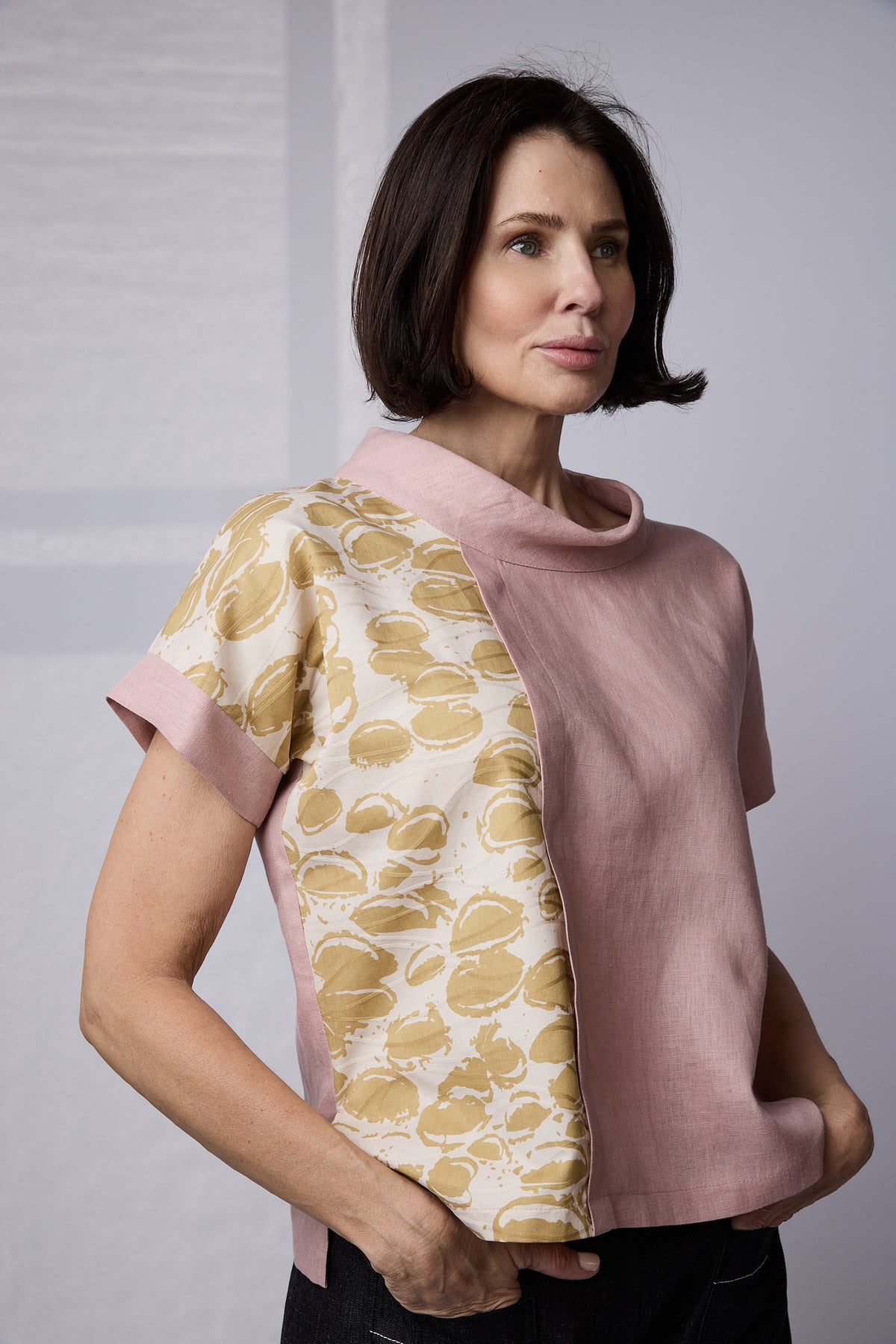 Odette top front view