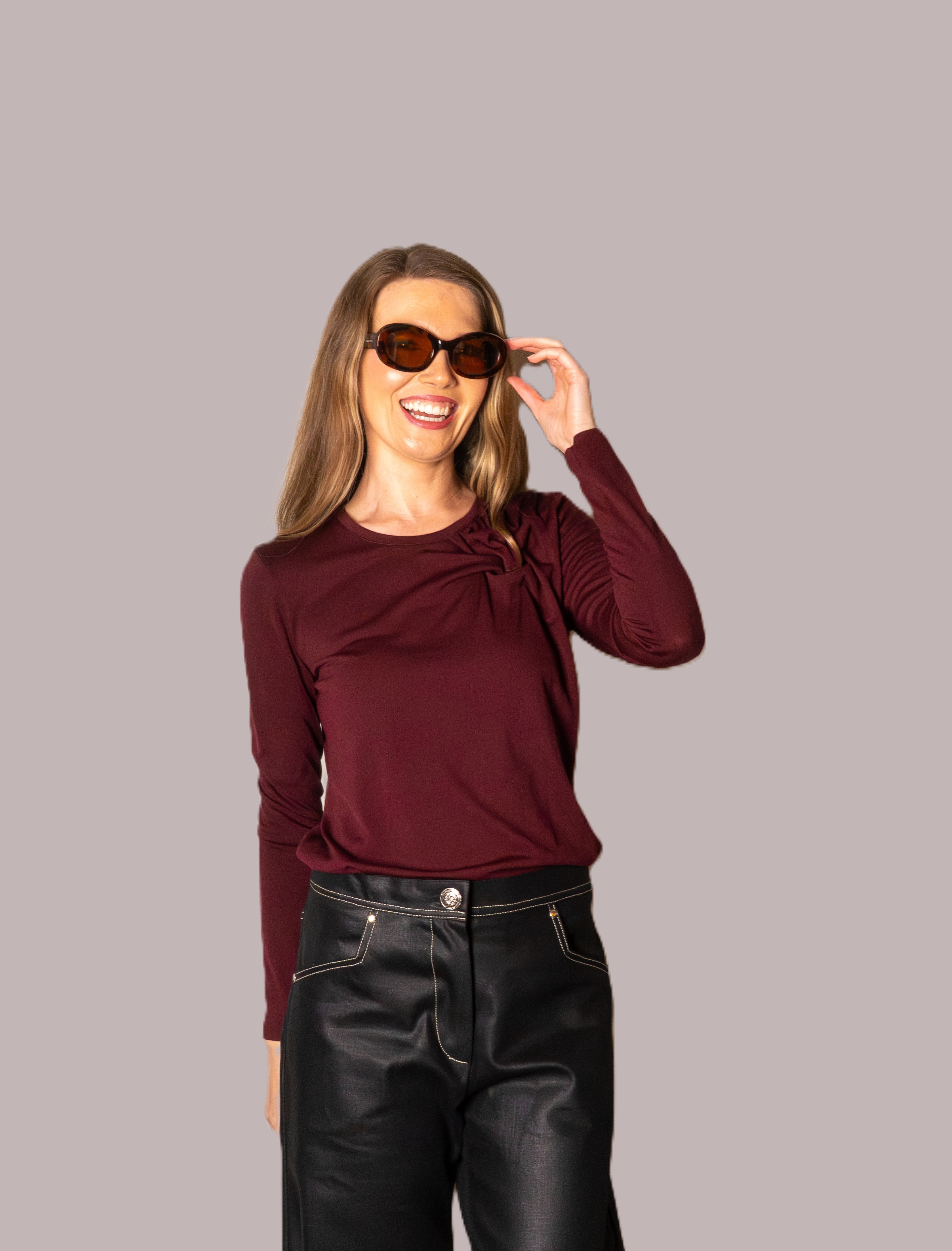 Rondo top Mulberry